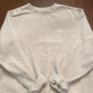 Nike beige crewneck